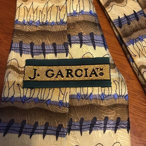 Jerry Garcia Silk Tie ‘Wetlands II’ Collection 25 weddings graduations dads day! - Picture 6 of 7
